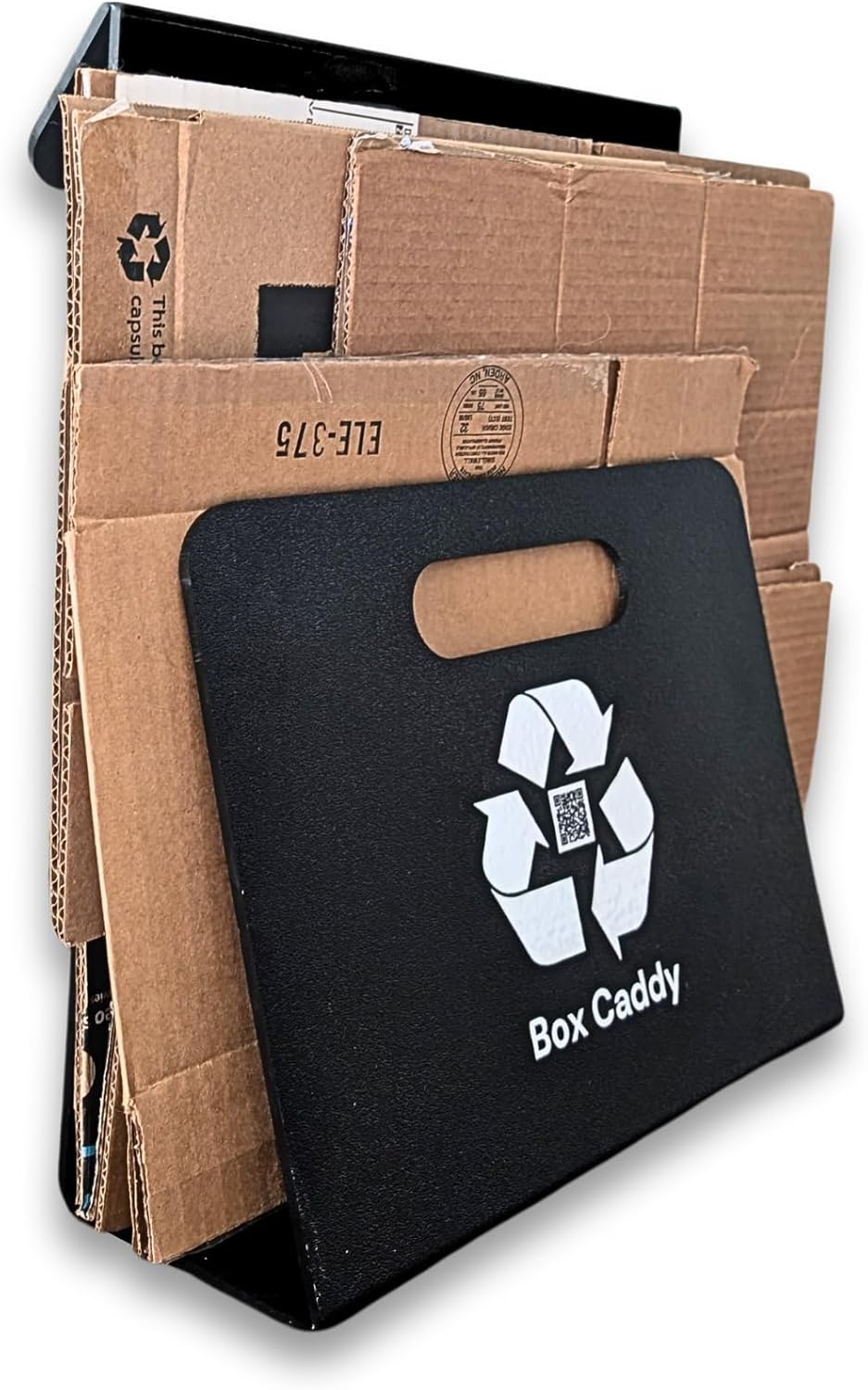Box Caddy holding flattened cardboard boxes
